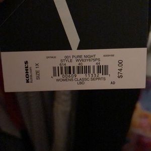 Vera Wang black dress. Size 1X never worn